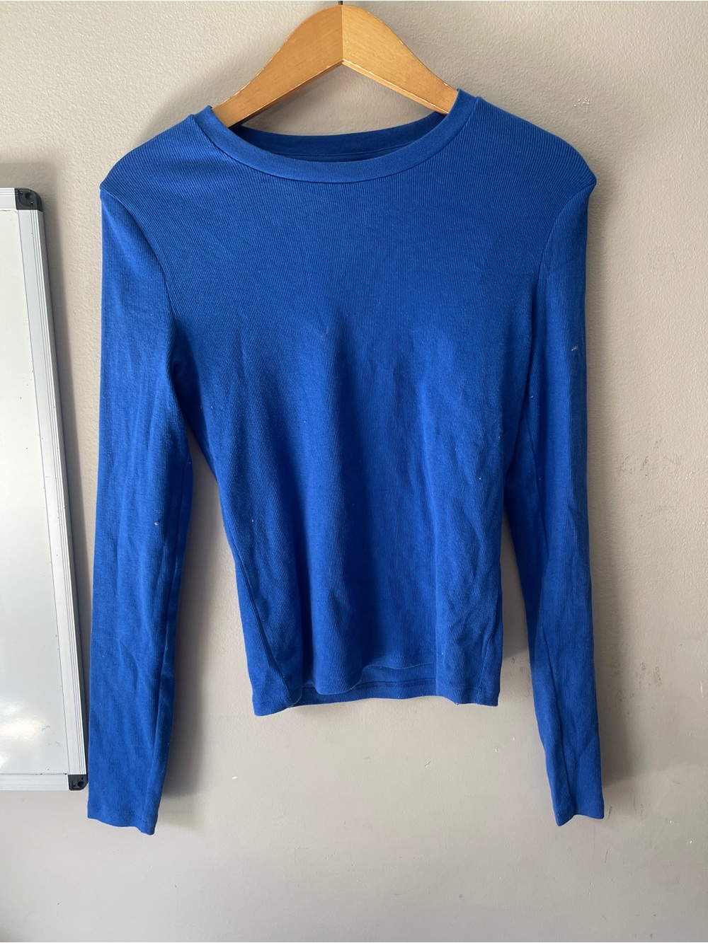 Aritzia Women's Scoop Crewneck Sweater - Cobalt Blue